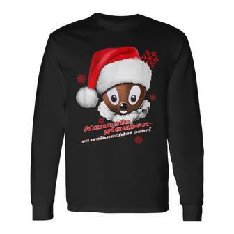 Pittiplatsch As Santa Claus Langarmshirts - Seseable