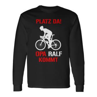 Platz Da Opa Ralf Kommt Cycling Jersey For Opi Ralf Langarmshirts - Geschenkecke