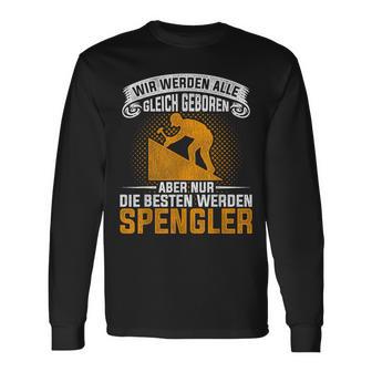 Plumber Installer Tool Spengler Slogan Langarmshirts - Seseable