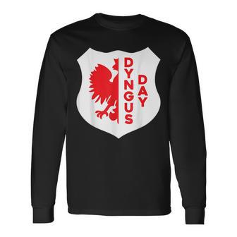 Polish Flag Ny Polish American Dyngus Day Pride Poland Long Sleeve T-Shirt - Monsterry