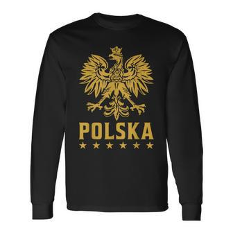 Polska Eagle Polish Homeland Langarmshirts - Seseable