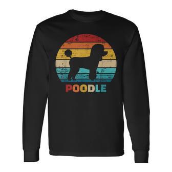 Poodle Vintage Langarmshirts - Seseable