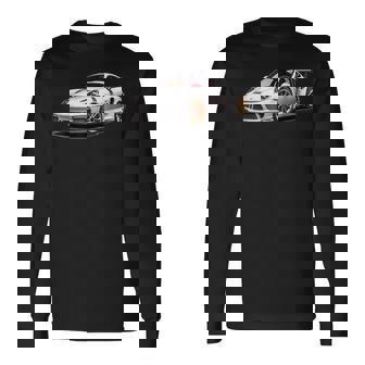Porsc White Gt 3 Rs Sports Car Coupe 911 Long Sleeve T-Shirt | Mazezy