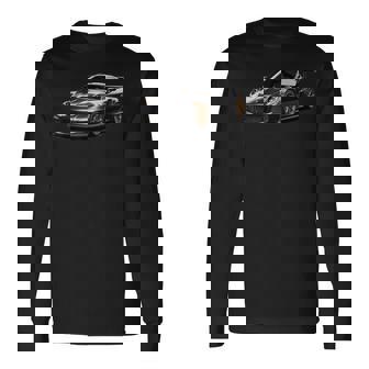 Porsch Gt 3 Rs Gris Coche Deportivo Coupe 911 Camiseta de manga larga - Regaloses