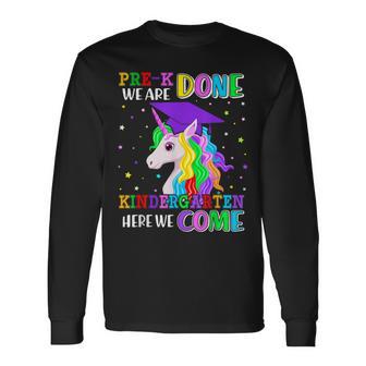 Pre-K Grad Preschool Prek Graduation 2024 Long Sleeve T-Shirt - Monsterry UK