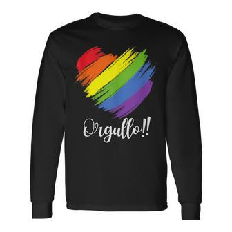 Pride March In Lgbtq Family Gay Pride Madrid 2024 Long Sleeve T-Shirt - Monsterry
