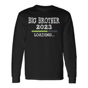 Promoted To Big Brother 2023 Loading Please Wait Long Sleeve T-Shirt - Monsterry