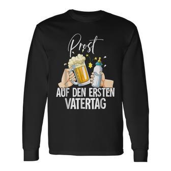 Prost Auf Den Erstenatertag Langarmshirts - Seseable