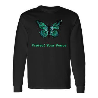 Protect Your Peace Honey Long Sleeve T-Shirt - Monsterry AU