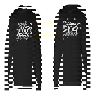 Proud 2024 Graduate Of A Class Of 2024 Senior Graduation 24 Long Sleeve T-Shirt - Seseable