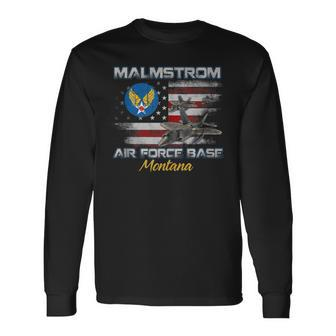 Proud Malmstrom Afb Air Force Base Montana Mt Veterans Day Long Sleeve T-Shirt - Monsterry