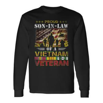 Proud Soninlaw Of A Vietnam Veteran Long Sleeve T-Shirt - Monsterry AU
