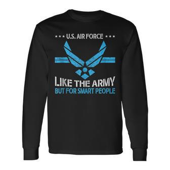 Proud Veteran Us Air Force Long Sleeve T-Shirt - Monsterry DE