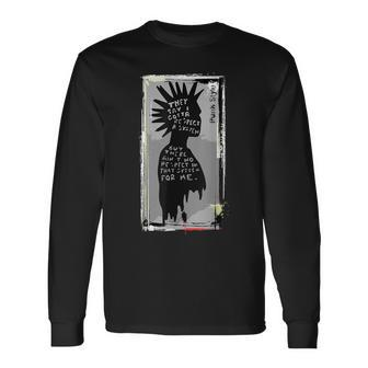 Punk Why Respect The System Anarchy Style Vintage Long Sleeve T-Shirt - Monsterry CA