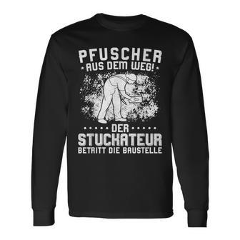 Puscher Aus Dem WegErputzer Plaster Stuckateur S Langarmshirts - Geschenkecke