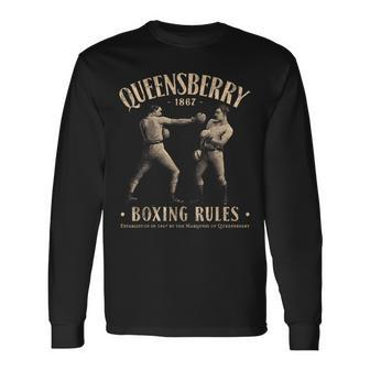 Queensberry Boxing Rules Long Sleeve T-Shirt - Monsterry DE