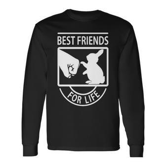 Rabbit Best Friends For Life S Long Sleeve T-Shirt | Mazezy