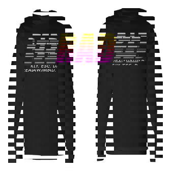 Rad Really Awesome Dad 80'S 90'S Retro Nostalgia Birthday Long Sleeve T-Shirt - Monsterry