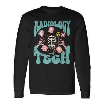 Radiology Tech Radiologic Technologist Xray Oncology Long Sleeve T-Shirt - Monsterry UK