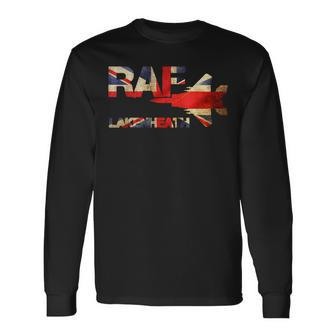 Raf Lakenheath England Airforce Vintage Distressed Long Sleeve T-Shirt - Monsterry UK