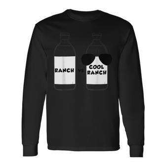 Ranch Dressing Graphic Ranch Dressing Vs Cool Ranch Sunglass Long Sleeve T-Shirt - Monsterry DE