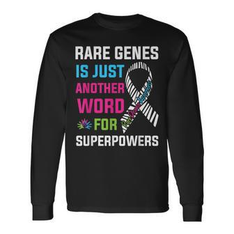 Rare Genes Rare Disease Awareness Day 2024 Long Sleeve T-Shirt - Seseable