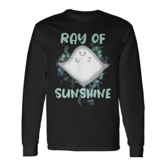 Ray Of Sunshine Stingray Long Sleeve T-Shirt - Monsterry CA