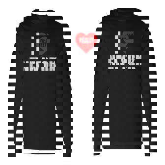 I Really Heart Love Ny Love New York Long Sleeve T-Shirt | Mazezy