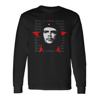 Rebel Cuban Guerrilla Revolution Che Guevara Long Sleeve T-Shirt - Monsterry