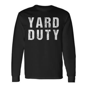 Recess Yard Duty Long Sleeve T-Shirt - Monsterry