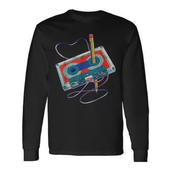 Recording Radio Cassette Recorder Langarmshirts - Geschenkecke