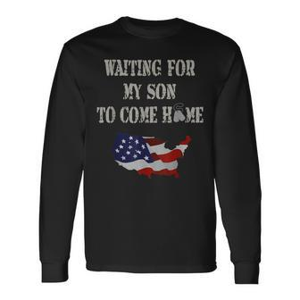 Red Friday Military Son Home From Deployment Long Sleeve T-Shirt - Monsterry AU
