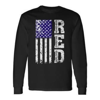 RED Remember Everyone Deployed Red Friday Long Sleeve T-Shirt - Seseable