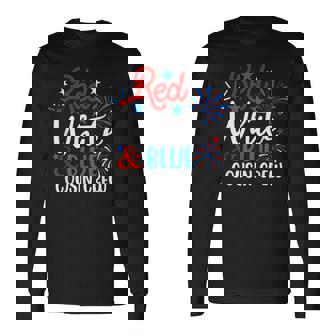 Red White And Blue Cousin Crew 4Th Of July Patriotic Long Sleeve T-Shirt - Thegiftio