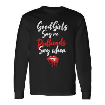 Redhead Ginger Pride Red Hair Readhead Long Sleeve T-Shirt - Monsterry AU