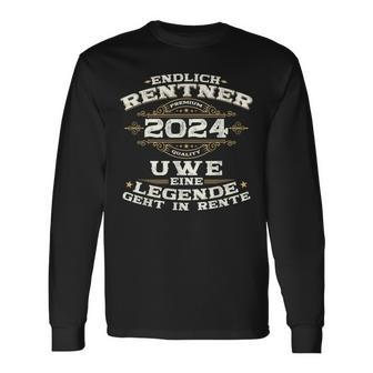 Rente 2024 Rentner 2024  For Uwe Langarmshirts - Seseable