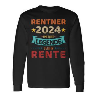 Rentner 2024 Legend Retirement For Grandpa Langarmshirts - Geschenkecke