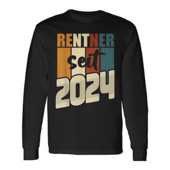 Rentner Seit 2024 German Language Langarmshirts - Seseable