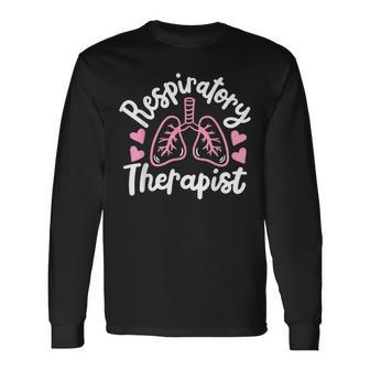 Respiratory Therapist Rt Registered Long Sleeve T-Shirt - Thegiftio UK