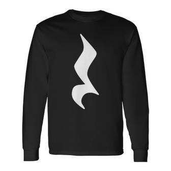 Rest Music Notation Symbol Mindfulness Peace Pause Long Sleeve T-Shirt - Monsterry UK