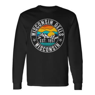 Retro 70S 80S Wisconsin Dells Wisconsin Wi Long Sleeve T-Shirt - Monsterry CA