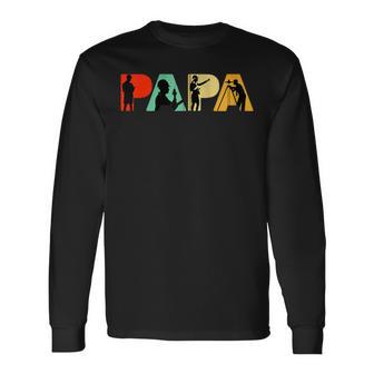 Retro-Bauingenieur Papa Stolzer Bauingenieur Papa Kapuzenjacke Langarmshirts - Geschenkecke