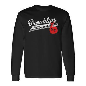 Retro Brooklyn Bums New York Baseball Long Sleeve T-Shirt - Monsterry CA