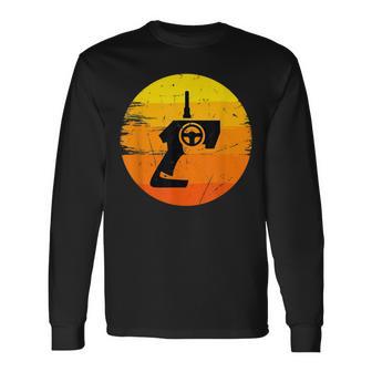 Retro Drag Racing Rc Car Enthusiast Mini Car Slot Car Racer Long Sleeve T-Shirt - Monsterry UK