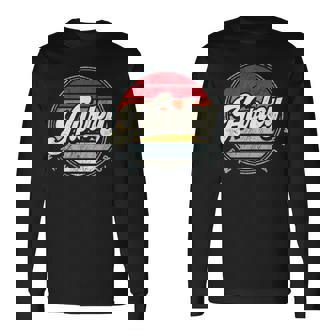 Retro Hurley Home State Cool 70S Style Sunset Long Sleeve T-Shirt | Mazezy