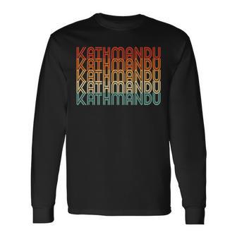 Retro Kathmandu Langarmshirts - Geschenkecke