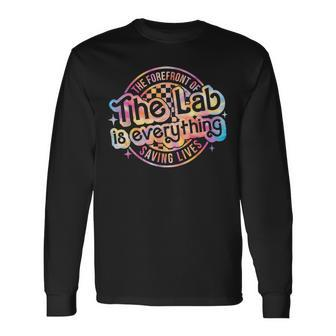Retro The Lab Is Everything Lab Week 2024 Tie Dye Long Sleeve T-Shirt - Seseable