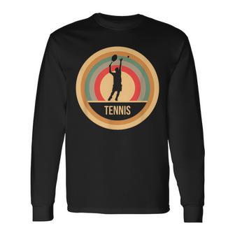 Retrointage Tennis For Tennis Player Langarmshirts - Geschenkecke