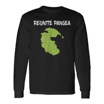 Reunite Pangea Earth Science Geologist Geology Long Sleeve T-Shirt - Monsterry CA