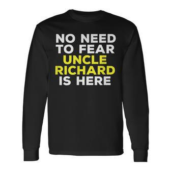 Richard Uncle Family Graphic Name Long Sleeve T-Shirt - Seseable